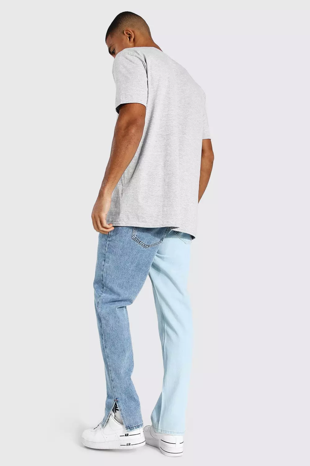 Split leg jeans mens sales
